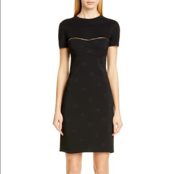 Brandon Maxwell zip bodice silk sheath sz2 - Picture 3 of 11